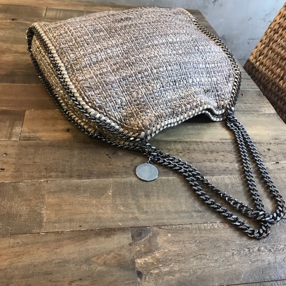 Stella McCartney Handbags - Stella McCartney Falabella Boucle Tote pewter bag